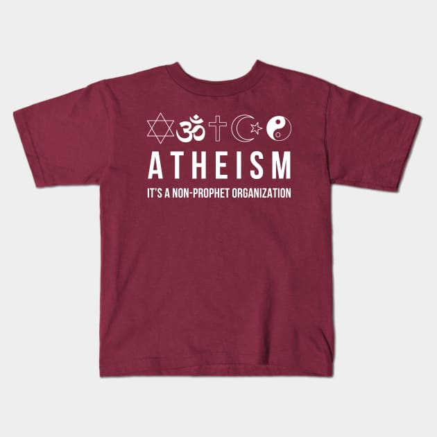 Atheism Kids T-Shirt by n23tees